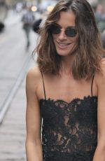 CHIARA BASCHETI at Ermanno Scervino Fashion Show in Milan 09/25/2021