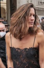 CHIARA BASCHETI at Ermanno Scervino Fashion Show in Milan 09/25/2021