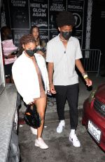CHLOE and HALLE BAILEY at Lil Nas X Album Release Party in Los Angeles 09/18/2021
