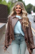 CHLOE SIMS on the Set of The Only Way is Essex 08/31/2021