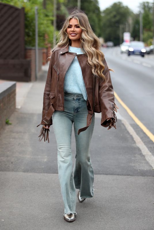 CHLOE SIMS on the Set of The Only Way is Essex 08/31/2021