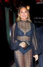 CHRISSY TEIGEN and John Legend Out for Late-night Dinner in New York 09/26/2021