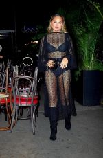 CHRISSY TEIGEN and John Legend Out for Late-night Dinner in New York 09/26/2021