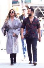 CHRISSY TEIGEN and John Legend Out in New York 09/27/2021