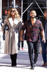 CHRISSY TEIGEN and John Legend Out in New York 09/27/2021