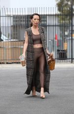 CHRISTINE CHIU Arrives at Dance Studio in Los Angeles 09/18/2021