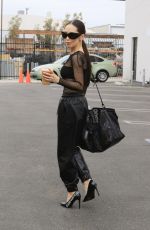 CHRISTINE CHIU Leves a Dance Practice in Los Angeles 09/26/2021