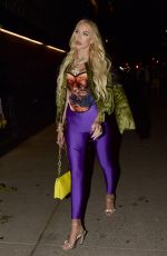 CHRISTINE QUINN Leaves Catch Restaurant in New York 09/08/2021