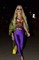 CHRISTINE QUINN Leaves Catch Restaurant in New York 09/08/2021