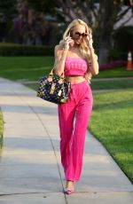 CHRISTINE QUINN on the Set of a Commercial in Beverly Hills 09/17/2021