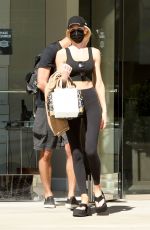 CHRISTINE QUINN Out for Coffee in Los Angeles 09/04/2021
