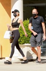 CHRISTINE QUINN Out for Coffee in Los Angeles 09/04/2021