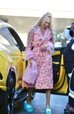 CHRISTINE QUINN Out for Dinner at South Beverly Grill in Beverly Hills 09/02/2021