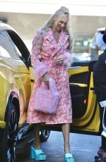 CHRISTINE QUINN Out for Dinner at South Beverly Grill in Beverly Hills 09/02/2021