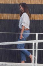 CINDY CRAWFORD Arrives at Her Cafe Habana Restaurant in Malibu 09/07/2021