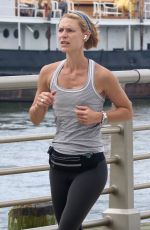CLAIRE DANES Out Jogging in New York 09/23/2021