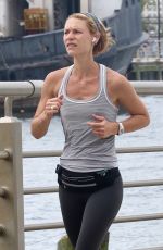 CLAIRE DANES Out Jogging in New York 09/23/2021