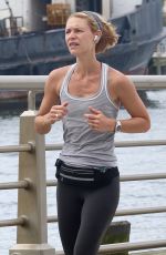 CLAIRE DANES Out Jogging in New York 09/23/2021