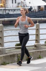CLAIRE DANES Out Jogging in New York 09/23/2021