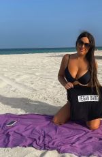 CLAUDIA ROMANI Posing for Local Brand Vegan Babe at a Beach in Miami 09/22/2021