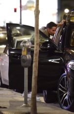 CONNIE BRITTON Out with a Mystery Man at Sushi Park in Los Angeles 09/22/2021