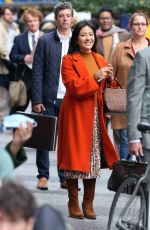 CONSTANCE WU on the Set of Lyle Lyle Crocodile in New York 09/27/2021