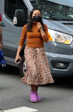 CONSTANCE WU on the Set of Lyle Lyle Crocodile in New York 09/27/2021