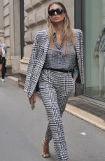 CRISTINA BUCCINO Arrives at Ermanno Scervino Fashion Show in Milan 09/25/2021