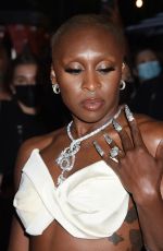 CYNTHIA ERIVO Heading to 2021 Met Gala in New York 09/13/2021