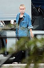 DAKOTA FANNING on the Set of Ripley in Rome 09/15/2021
