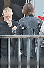 DAKOTA FANNING on the Set of Ripley in Rome 09/15/2021