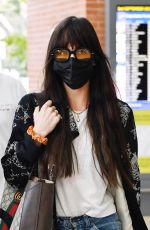 DAKOTA JOHNSON Arrives at Venice