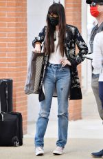 DAKOTA JOHNSON Arrives at Venice