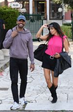 DANIELA MIGLIETTA Arrives at Dancing With The Stars Rehersal in Rome 09/27/2021