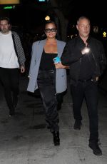 DEMI LOVATO Arrives at Delilah in West Hollywood 09/25/2021