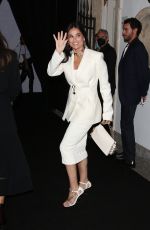 DEMI MOORE Arrives at Versace/Fendi Private Party at Milan Fashion Week 09/26/2021