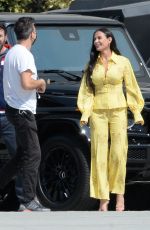 DEMI MOORE on the Set of The Unbearable Weight Of Massive Talent in Los Angeles 09/23/2021