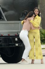 DEMI MOORE on the Set of The Unbearable Weight Of Massive Talent in Los Angeles 09/23/2021