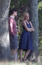 DIANE KRUGER and Ray Nicholson on the Set of Out of the Blue in Providence 09/10/2021