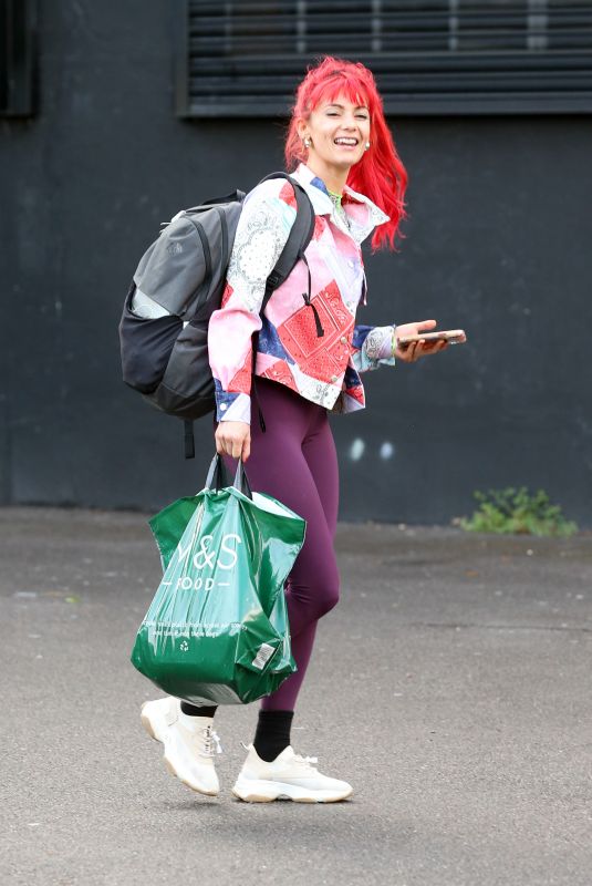 DIANNE BUSWELL Leaves Strictly Come Dancing Rehearsals in London 09/14/2021