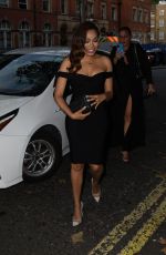 DIONNE BROMFIELD Arrives at Icon Ball in London 09/17/2021