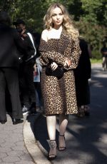 DOVE CAMERON Arrives at Michael Kors Show at New York Fashion Week 09/10/2021