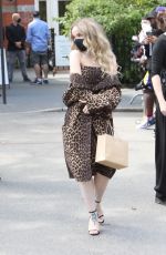 DOVE CAMERON Arrives at Michael Kors Show at New York Fashion Week 09/10/2021