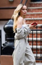 DOVE CAMERON on the Set of a Photoshoot in New York 09/15/2021