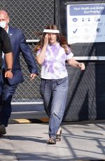 DREW BARRYMORE Arrives at Jimmy Kimmel Live 09/08/2021