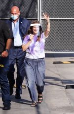 DREW BARRYMORE Arrives at Jimmy Kimmel Live 09/08/2021