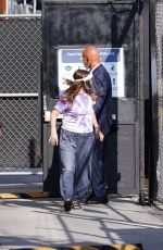 DREW BARRYMORE Arrives at Jimmy Kimmel Live 09/08/2021