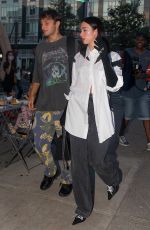 DUA LIPA and Anwar Hadid Out for Dinner in New York 09/20/2021