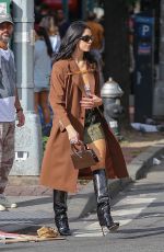 DUA LIPA and Anwar Hadid  Out with Their Dog in New York 09/21/2021