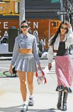 DUA LIPA and BELLA HADID Out in New York 09/19/2021